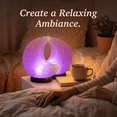 thumbnail image 4 of Himalayan Salt Lamp, Color Changing LED Night Light with Wood Base, USB Powered Natural Rock Salt Lamp for Bedroom, Home Decor & Gifts, 4 of 9