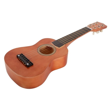GLiving  Acoustic Guitar 21 inches 6 Strings Basswood Acoustic Classic Guitar for Beginners Gift Mini Musical Instrument  with Pick   String