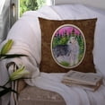 thumbnail image 3 of Carolines Treasures SS8227PW1414 Borzoi Fabric Decorative Pillow, 14Hx14W, multicolor, 3 of 4