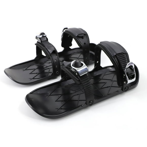 FINELOOK Chaussures de Ski Réglables Hiver Noir Équipement de Sport de Plein Air