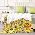 thumbnail image 4 of Gudetama (Huevo Perezoso) anti-pilling, suave, ligera, esponjosa y acogedora de lujo para hogar y cocina – Perfecta para niños y adultos,80X100cm, 4 of 6