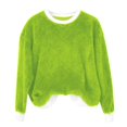 thumbnail image 4 of Chandails d'Automne et d'Hiver Grande Taille pour Femmes, Chandail à Capuchon à Col Rond en Flanelle Uni à la Mode et Décontracté pour Femmes, Chandails à Capuchon Amusants, 4 of 4