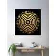 thumbnail image 2 of Hecate Wheel Poster Wall Art, Modern Wall Decor For Living Room Bedroom, 24x24 UNFRAMED, 2 of 3