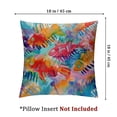 thumbnail image 4 of Shiartex Set of 2 Colorful Painting Throw Pillow Covers Multicolor Watercolor Spot Red Green Yellow Square Pillowcases for Home Decor Sofa Car Bedroom Pillow case  White, 4 of 7