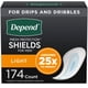 thumbnail image 1 of Protectores para incontinencia Depend Bladder Control Men 174 unidades, 1 of 7