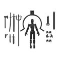 thumbnail image 1 of Meitianfacai Hundred Changes Magnetic Joints Movable DIY Assembling Dummy Model, 1 of 6