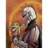 thumbnail image 1 of Cuadros Decorativos 5D DIY Diamond Painting Kits Taladro redondo completo Alien Holding Yoda Mosaico Imagen Likrtyny embutido en tela, 1 of 9