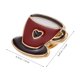 thumbnail image 2 of unbranded Pin Esmaltado Café Estilo Vintage Color Marrón Accesorio Para Y, 2 of 6