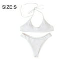 thumbnail image 2 of Women's Bathing Suits Halter Bikini Top Two Piece Swimsuits - s, 2 of 6