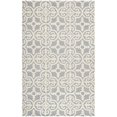 thumbnail image 1 of Safavieh Cambridge Collection CAM133D Handmade Moroccan Geometric Silver and Ivory Premium Wool Area Rug (9' x 12'), 1 of 3