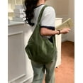thumbnail image 2 of Kwuty Corduroy Tote Bag for Women Girl Canvas Shoulder Handbags Cute Large Purse, 2 of 6