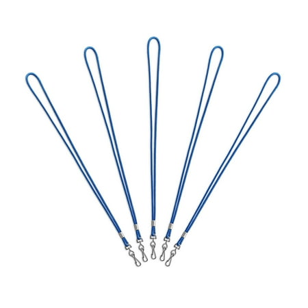 Staples Lanyards with Swivel Hook Blue Box Of 25 Pack