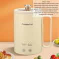 thumbnail image 3 of Mini Calentador De Agua Caliente, Enchufe Estadounidense 110V 300W Calentamiento Rápido Multifunción Pequeño Hervidor Eléctrico Portátil Para Té, 3 of 7