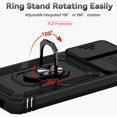 thumbnail image 3 of Estuche GANGXUN para Samsung Galaxy A13 4G, soporte giratorio 360°, estilo mecánico y magnético, 3 of 5