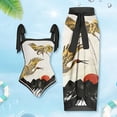 thumbnail image 1 of Traje De Baño Damas 2 piezas de traje de baño de playa para mujer con cordones y vestido para deportes acuáticos (L Beige) Tmvgtek Para Estrenar, 1 of 4