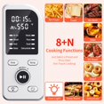 thumbnail image 2 of Beelicous Pro 19QT Digital 8-in-1 Air Fryer Toaster Oven, 550°F Flavor-Lock Tech, Flip Up & Away Capability, 40+ Recipes, Airfryer Countertop Oven Combo, 4 Accessories, Fit 13 Pizza, Stainless Steel, 2 of 5