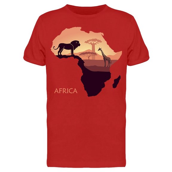 Sunset In The Savannah Art Tee Men's -Image by Shutterstock