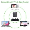 thumbnail image 4 of LEFXMOPHY Cable de alimentación para VTech VM901 VM919HD VM919-2HD VM819 VM819-2 PU Monitor de bebé Unidad de padres de pantalla portátil (no para cámara) Cargador de repuesto de 5 V Adaptador UL con, 4 of 4