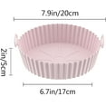 thumbnail image 2 of 4 Piezas Accesorios para Freidora de Aire, Olla de Silicona para Airfryer, Accesorios para Freidora de Cesta de Freidora, Accesorios para Freidora de Cesta de Silicona, Adecuado para Horno, Microonda, 2 of 5