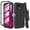 Black, variant on Thousand Gear Compatible for T-Mobile REVVL 8 Pro 5G 2025 Case with Belt Clip Holster, Built-in Screen Protector, Kickstand, Rugged Shockproof Full Body Cover, Lime Camo