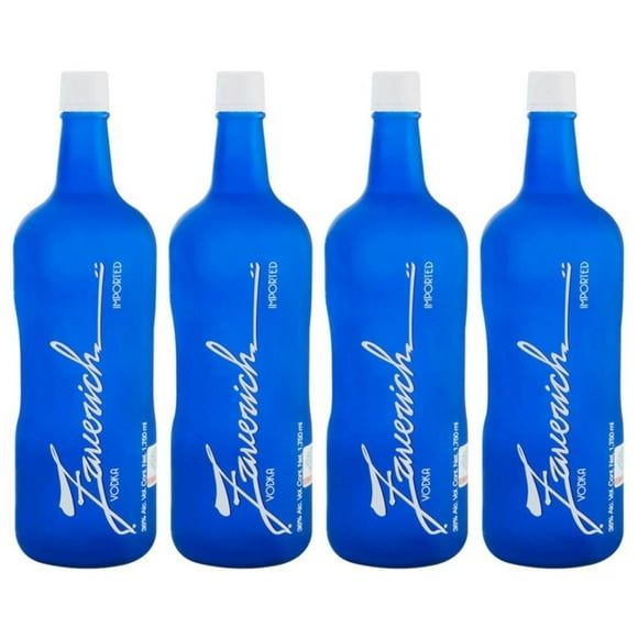 Pack de 4 Vodka Zaverich Premium 1.750 ml Zaverich Premium