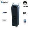TABLETOP RECHARGEABLE TOWER BLUETOOTH SPEAKER 4 WATT WITH FM RADIO, USB SLOT, 3.5MM AUX IN