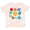 thumbnail image 3 of Inktastic Happy Sun Moon and Planets Boys or Girls Toddler T-Shirt, 3 of 5