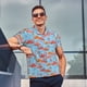 thumbnail image 4 of Fotbe Flamingo Camiseta Polo de Golf para Hombre con Estampado – Camisa Deportiva Transpirable con Cuello Abotonado-Large, 4 of 6