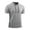 Grey, variant on MAWCLOS Mens Summer Hooded T-Shirt Running Basketball Athletic Tops Workout Muscle Shirts
