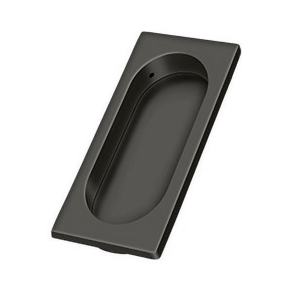Flush Pull, Large, 4"x 13/4"x7/16", Oil Rubbed Bronze