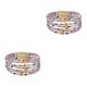 thumbnail image 4 of Brazalete de cuero ajustable Qarigey de múltiples capas Regalos del día de San Valentín Decoración de fiesta Pulseras Joyas Blanco, 4 of 6