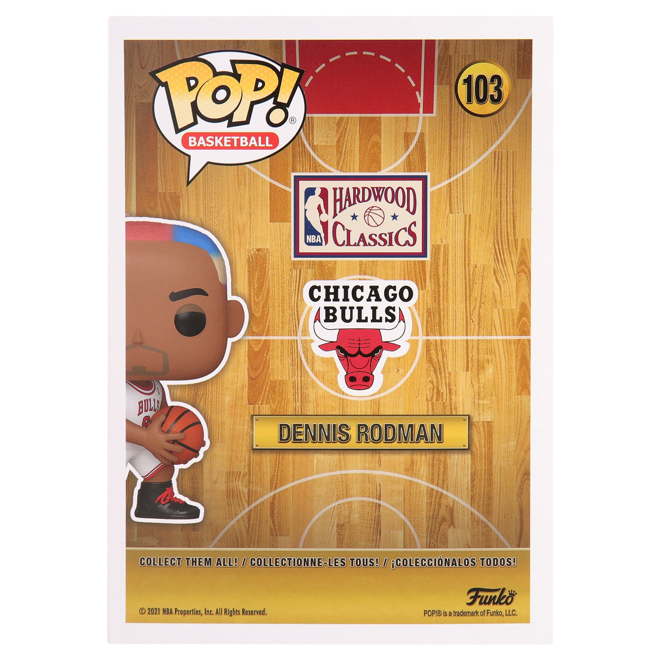 Funko POP! NBA: Legends - Dennis Rodman​​ (Bulls Home)