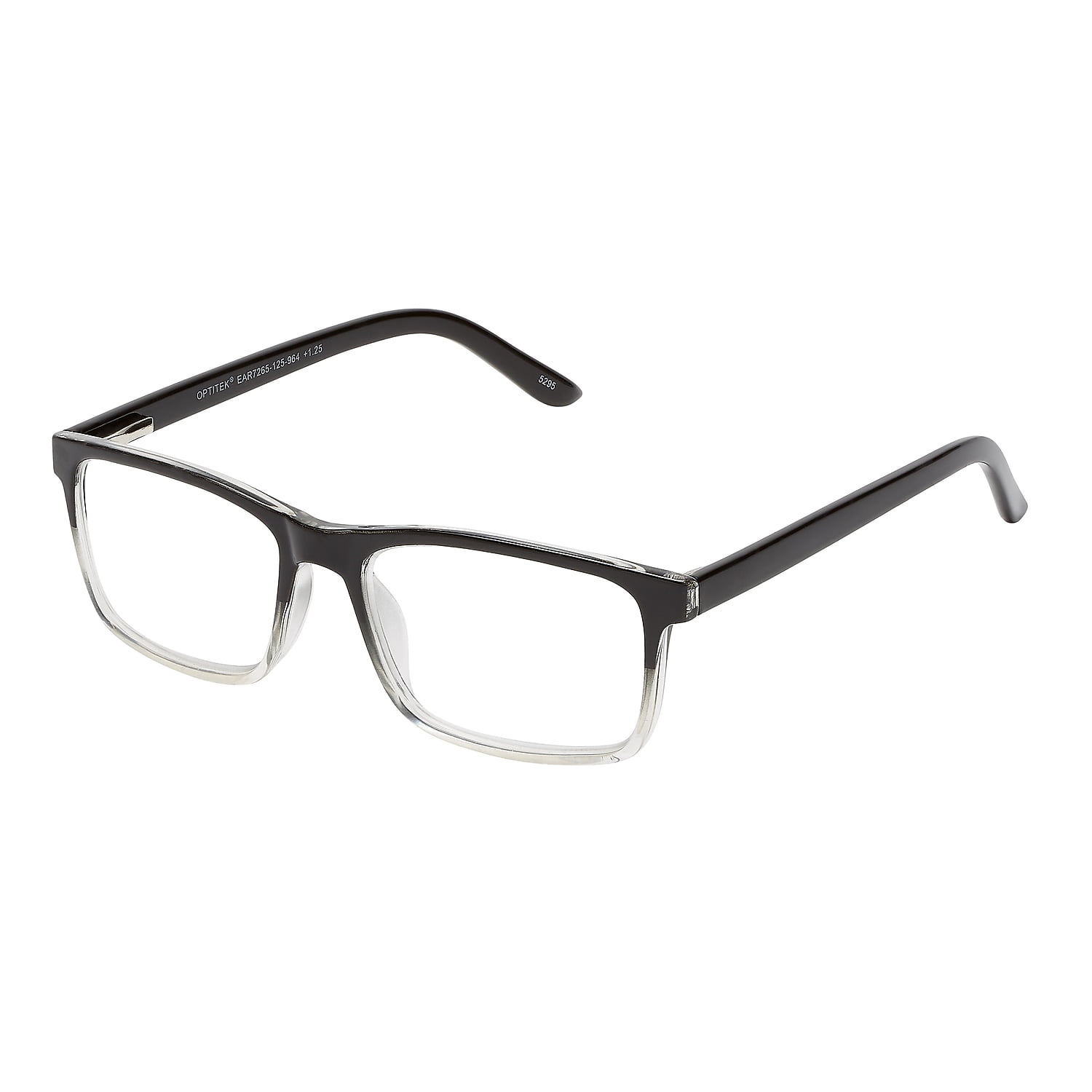 SAV Optitek +2.75 Reading Glasses Clear Black (EAR7265-275-964)
