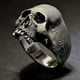 thumbnail image 5 of Anillo punk Sonducket de calavera de aleación para accesorios góticos de Halloween Oro nueve, 5 of 6