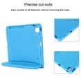 thumbnail image 7 of Allytechgroup Kids Case for iPad Pro 12.9 inch 2022/2021/2020/2018 (6th/5th/4th/3rd Generation) 12.9 Inch Tablet EVA Case with Rotating Kickstand Swivel Handle Shockproof Rugged Stand Cover, Blue, 7 of 7
