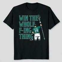 Cal Raleigh - Win The Whole F-ing Thing - Seattle Baseball T-Shirt Unisex, Sizes S-5XL - Gategoo
