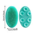 thumbnail image 3 of Silicone Body Scrubber Exfoliating Bath Brush with Suction Cup Gentle Deep Cleaning for Shower Use, 3 of 4