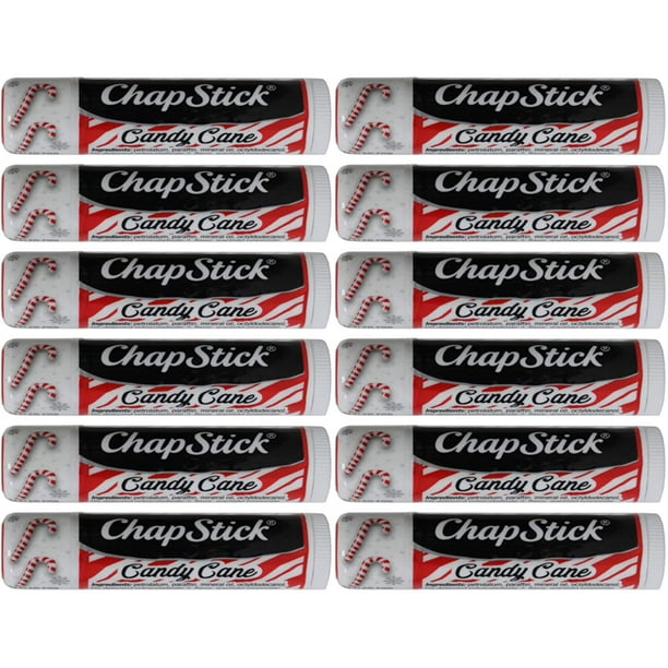ChapStick Limited Edition Candy Cane, 12Stick Refill Pack
