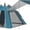 Blue, variant on Golabs CT2 3-4 Person Instant Camping Tent – 1-Min Setup with Pre-Attached Pole, PU1500mm Waterproof, Carry Bag, for Family,Blue