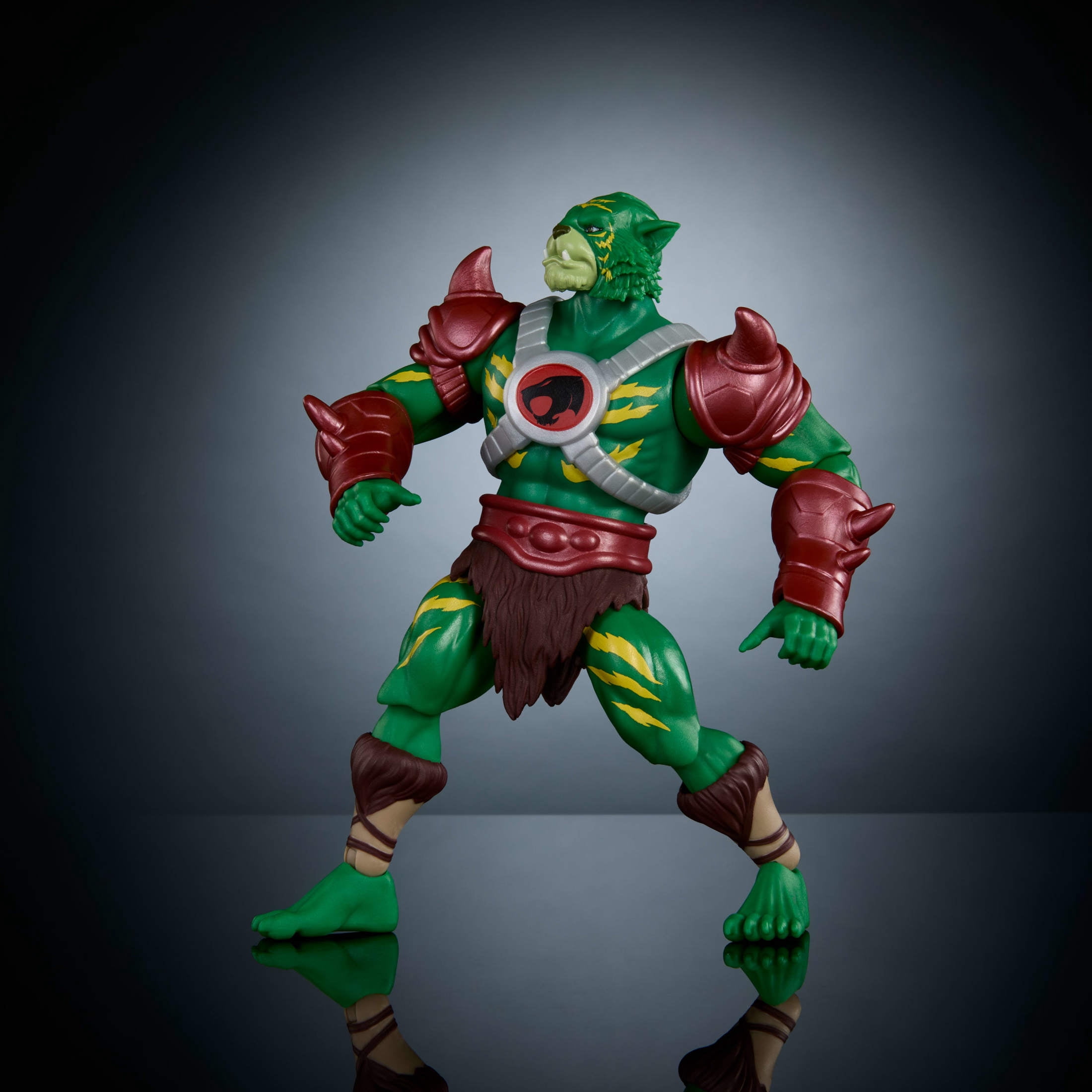 Masters of Universe Origins & ThunderCats Battle Cat Man Action Figure, 1980s Crossover Toy 5.5 Inch
