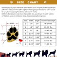thumbnail image 5 of PK.ZTopia Botas impermeables para perros, zapatos para exteriores para perros medianos a grandes, con dos correas de sujeción reflectantes y suela antideslizante resistente (negro, 4 unidades)., 5 of 5