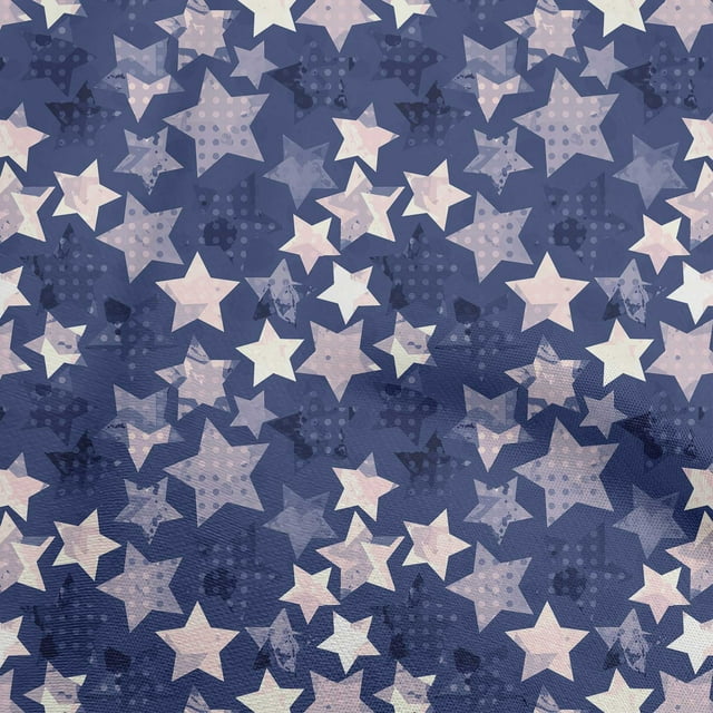 oneOone Rayon Blue Fabric Galaxy Fabric For Sewing Printed Craft Fabric By The Yard 56 Inch Wide