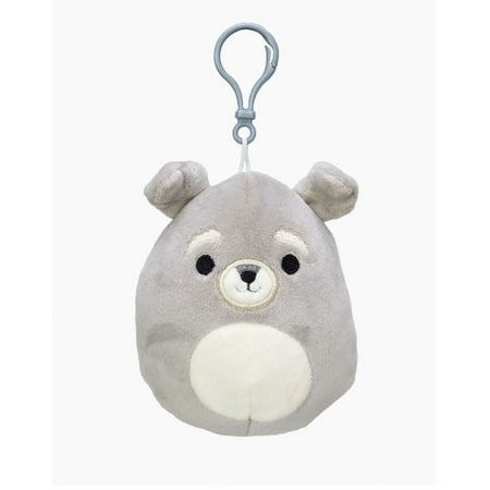 Squishmallows 3.5 inch Shaun The Schnauzer - Plush W Ith Clip