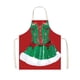 thumbnail image 2 of Delantal navideño para adultos | Delantal de cocina ajustable con bolsillo frontal | Delantal de poliéster de 45 x 56 cm para hornear, asar y pintar, 2 of 5