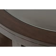 thumbnail image 5 of Jofran Urban Icon Contemporary Round Glass Inlay Coffee Table, 5 of 6