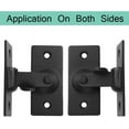 thumbnail image 3 of SHIQI-Mini Size 90 Degree Door Latch Sliding Door Lock Screen Door Latch Pocket Door Latch, 3 of 4