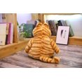 thumbnail image 1 of Tal Fat Orange Plush Cat Peluches de juguete, realista Yellow Tabby Cat Kitty Toy para niños y niñas Regalo de cumpleaños de Navidad para niños, 11.8 / 17.7 pulgadas (11., 1 of 2