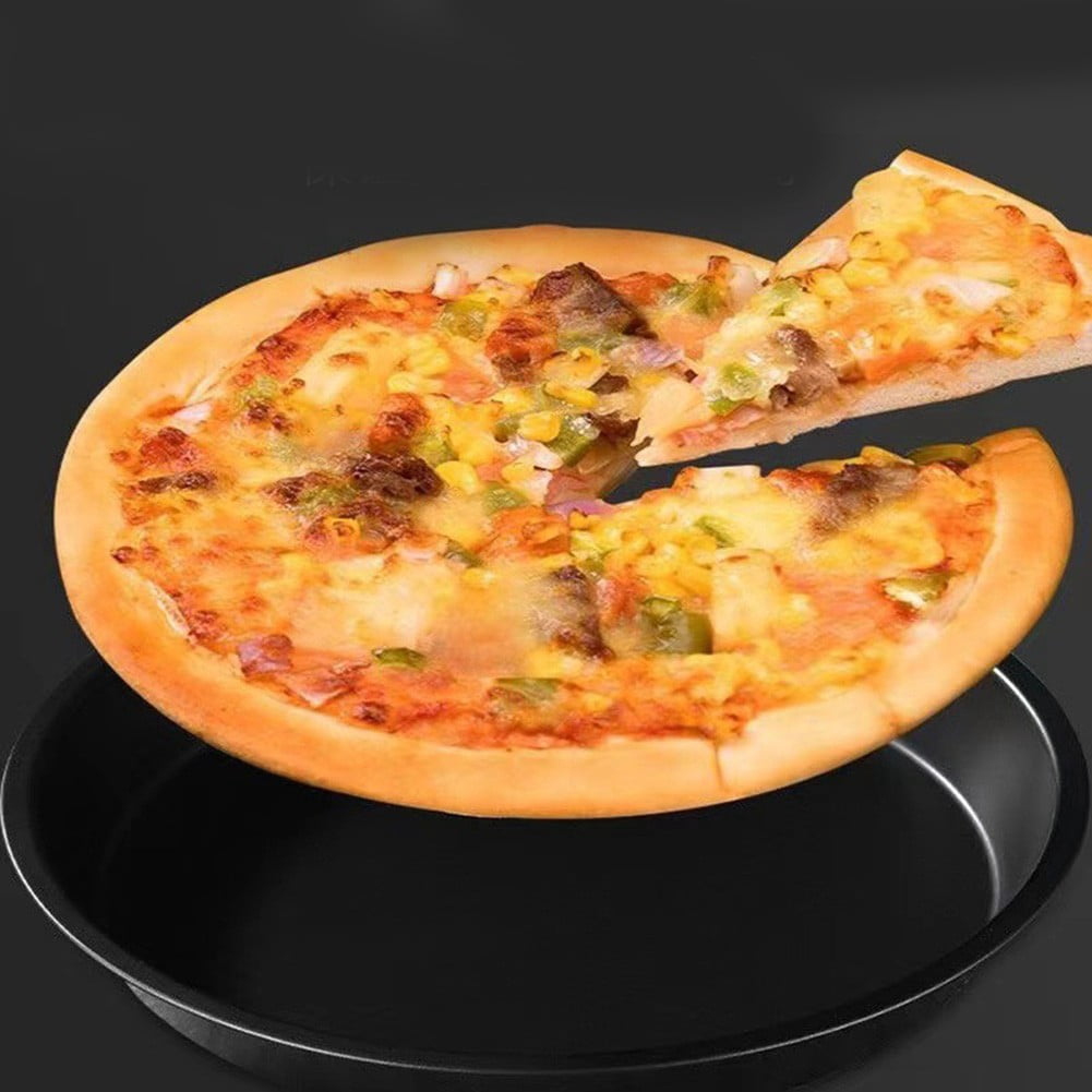 Plaque à Pizza Micro-ondes Anti-adhésive - Diamètres De 15,2 à 25,4 Cm - En Acier Au Carbone - Pour Pizza, Bacon, Viandes - Facile à Nettoyer