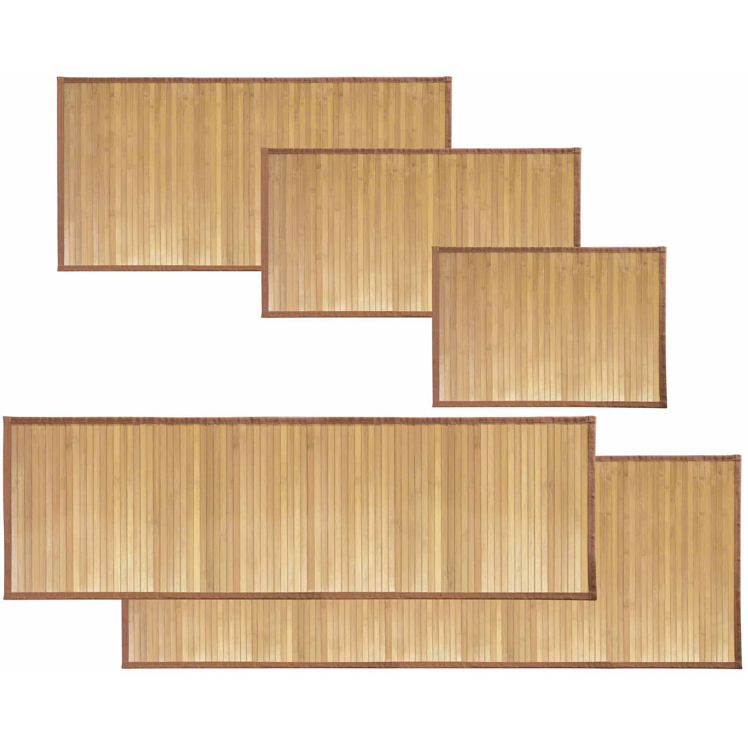 Interdesign Formbu Bamboo Floor Mat Collection Walmart Com