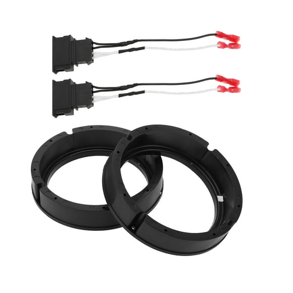 Anillo espaciador de altavoz Unique Bargains para tweeter, adaptador espaciador de altavoz para Volkswagen Golf MK7 2 Set